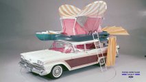 Ford Country Squire 1959 con camioneta con pulsador