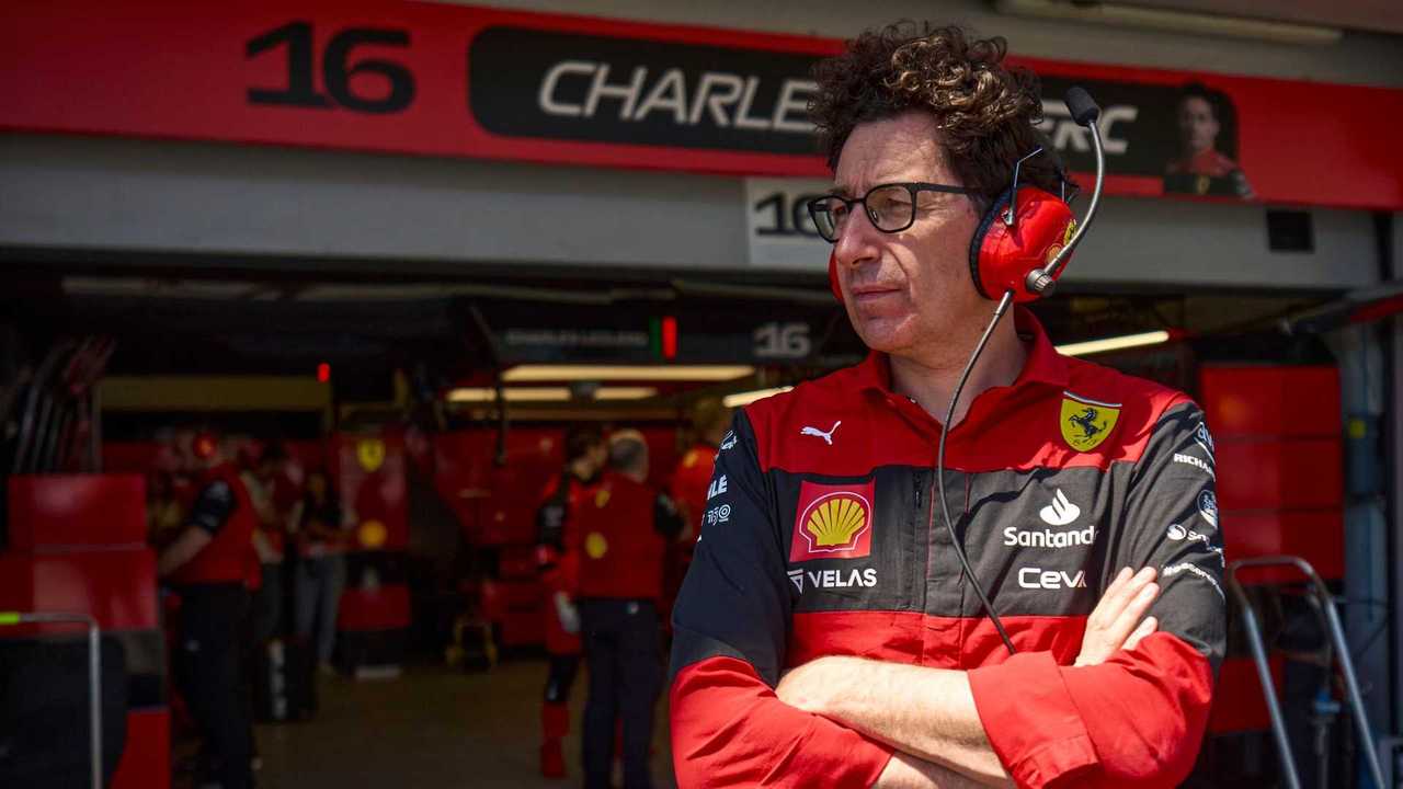Mattia Binotto at Azerbaijan GP 2022