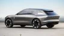 Vista posteriore a tre quarti del Lincoln Star Concept