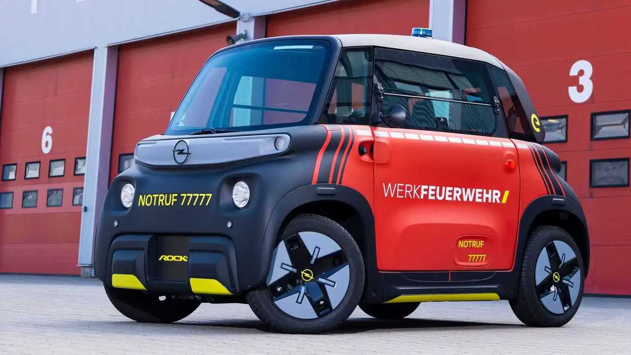 Opel Rocks-e Werkfeuerwehr per i Vigili del Fuoco tedeschi