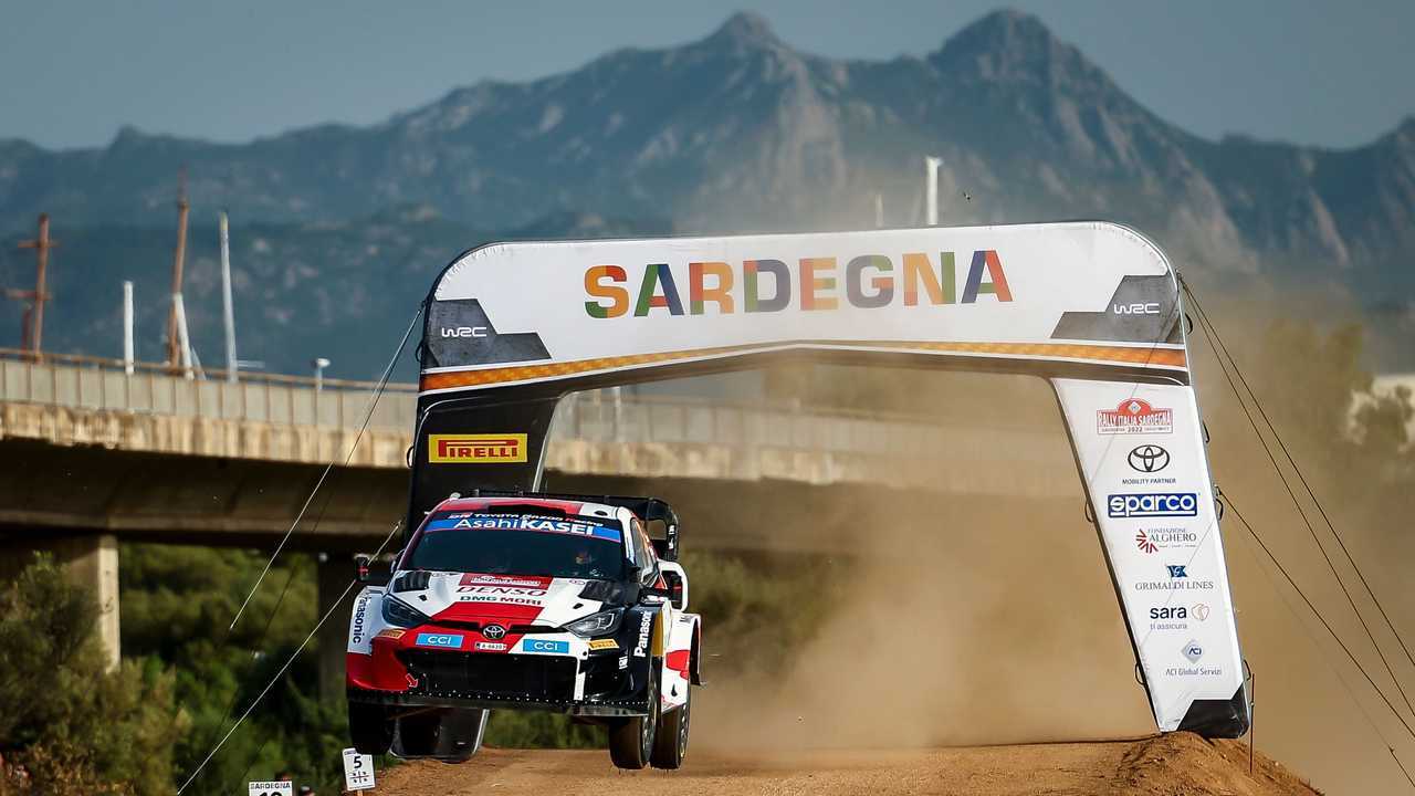 Il Toyota Gazoo racing team al Rally di Sardegna 2022