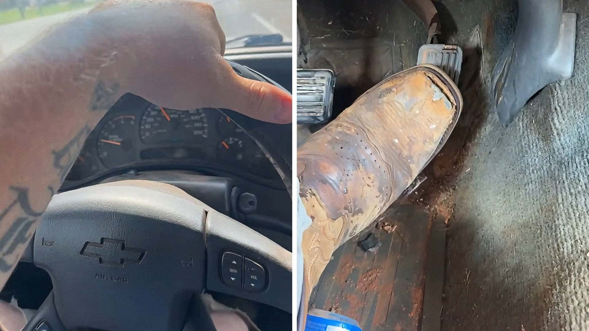 Chevrolet Driver Hits The Gas. Then A Mysterious Liquid Starts Pouring From The Dash: ‘Sweating Power’