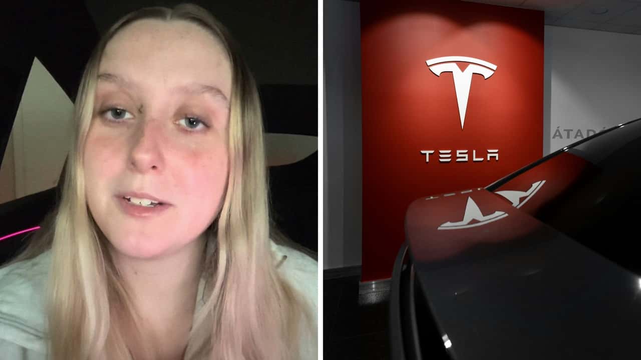 Woman leases a Tesla
