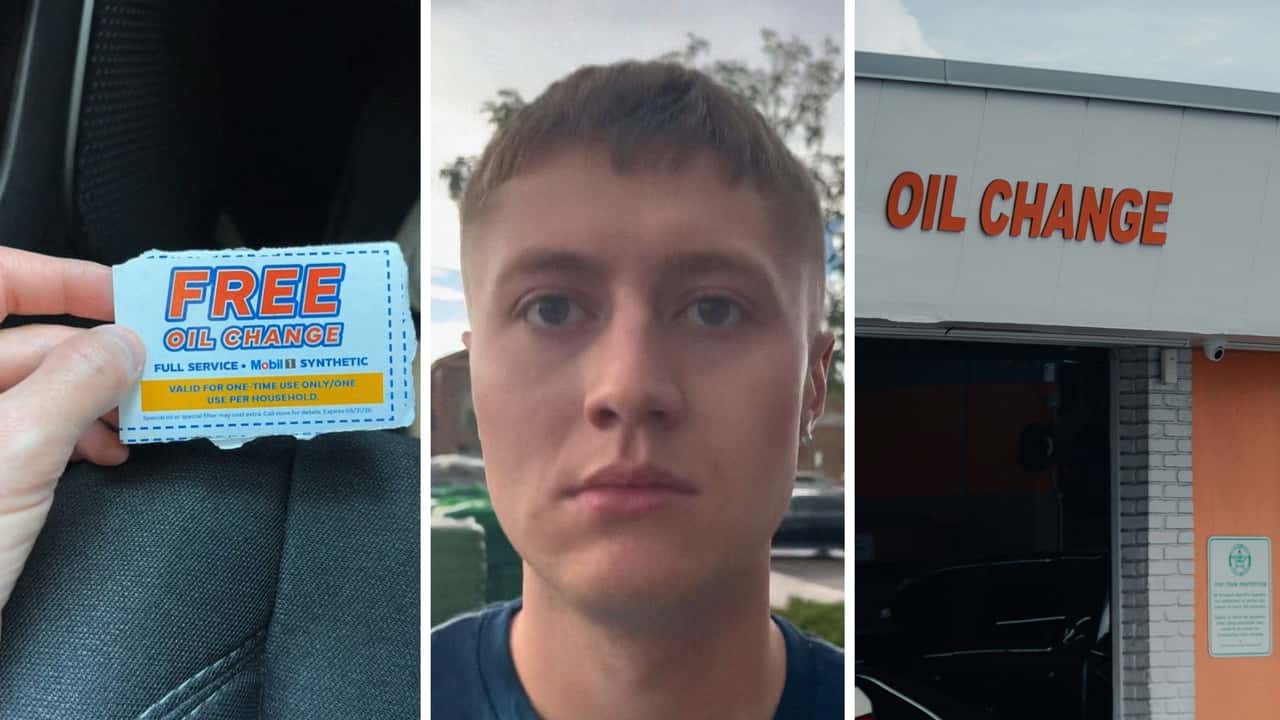 Man gets coupon for free Mobil 1 oil change. Then he realizes there’s a catch