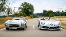 Mercedes-Benz Classic 300 SLS und SLR Stirling Moss im Fahrbericht