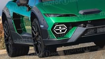 Lamborghini Temerario Sterrato, le rendu de Motor1.com