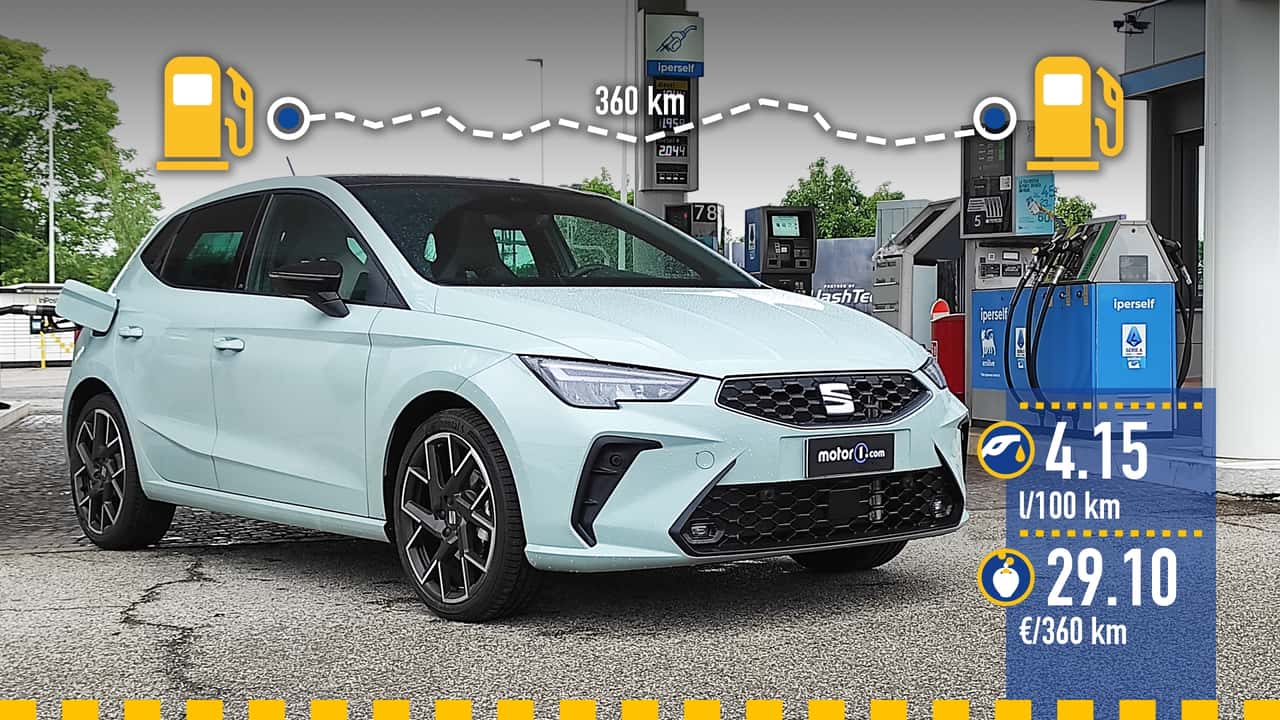 Seat Ibiza benzina (2026), la prova consumi