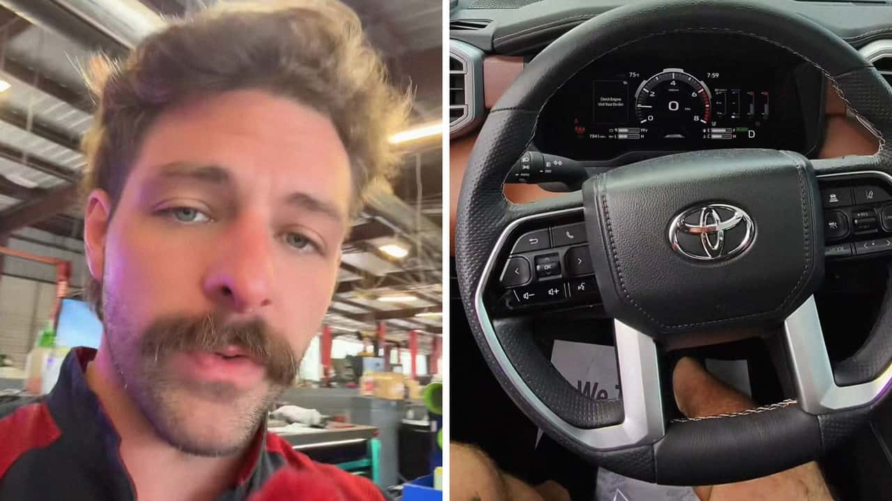  Tundra driver takes truck into mechanic 
