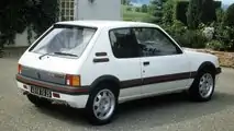 Peugeot 205 1.9 GTI 1986, retro
