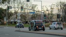 Zoox-Robotaxi auf öffentlichen Straßen