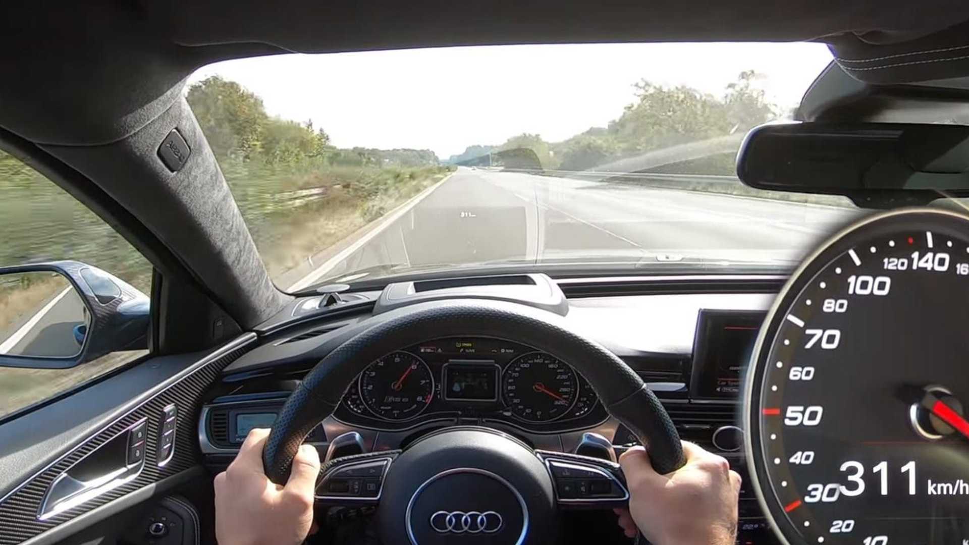 1,012 HP Audi RS6 Goes 203 MPH on the Autobahn
