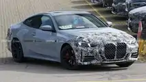 BMW Serie 4 Coupé restyling, le prime foto spia