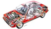 Lancia Delta HF Turbo 4WD 1986 - La meccanica