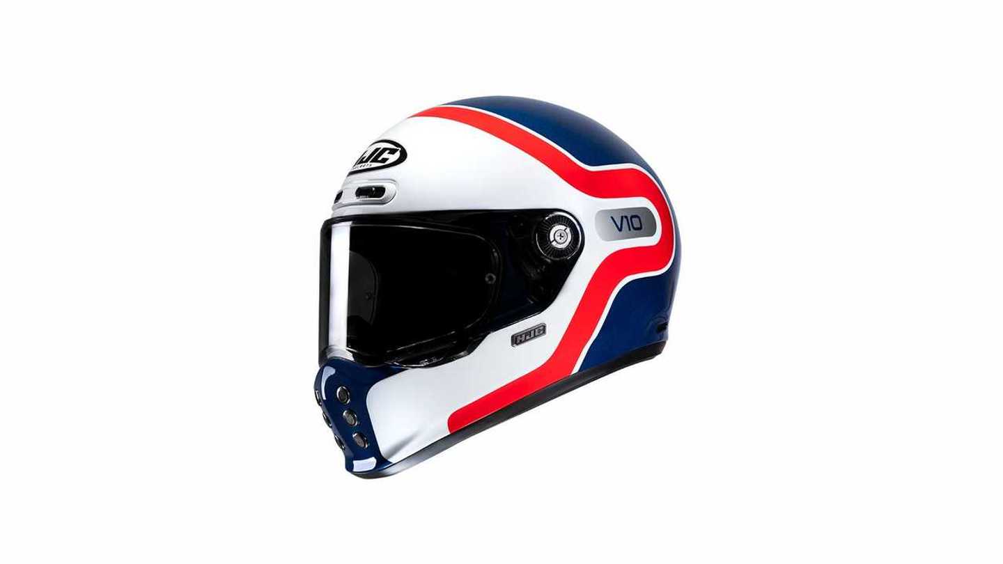 HJC Releases Its New V10 Retro Full Face Helmet In Europe