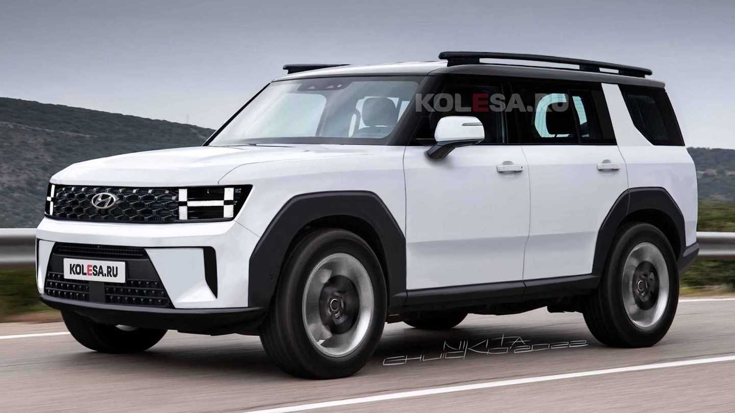  Next-Gen Hyundai Santa Fe Imagined Through Spied Prototype Illustration 