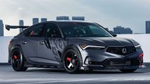 Modifiye edilmiş 2023 Acura Integra Sport modelleri.