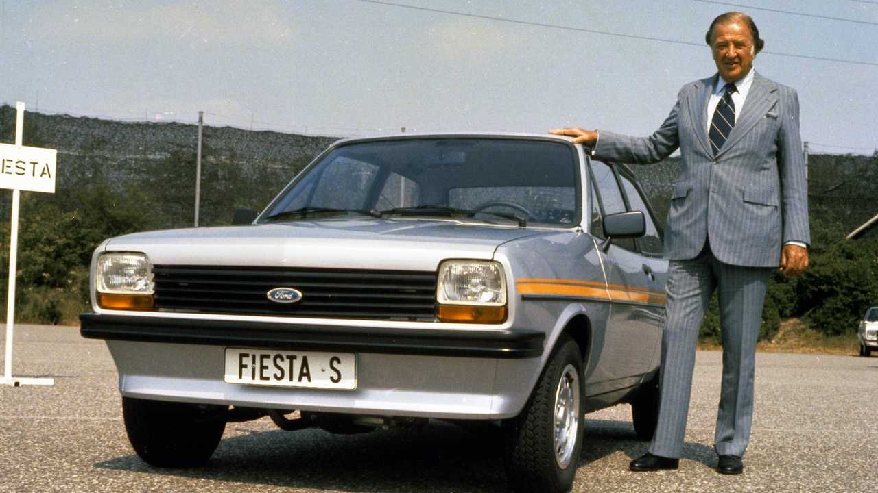 Henry Ford II und Ford Fiesta S (1976)