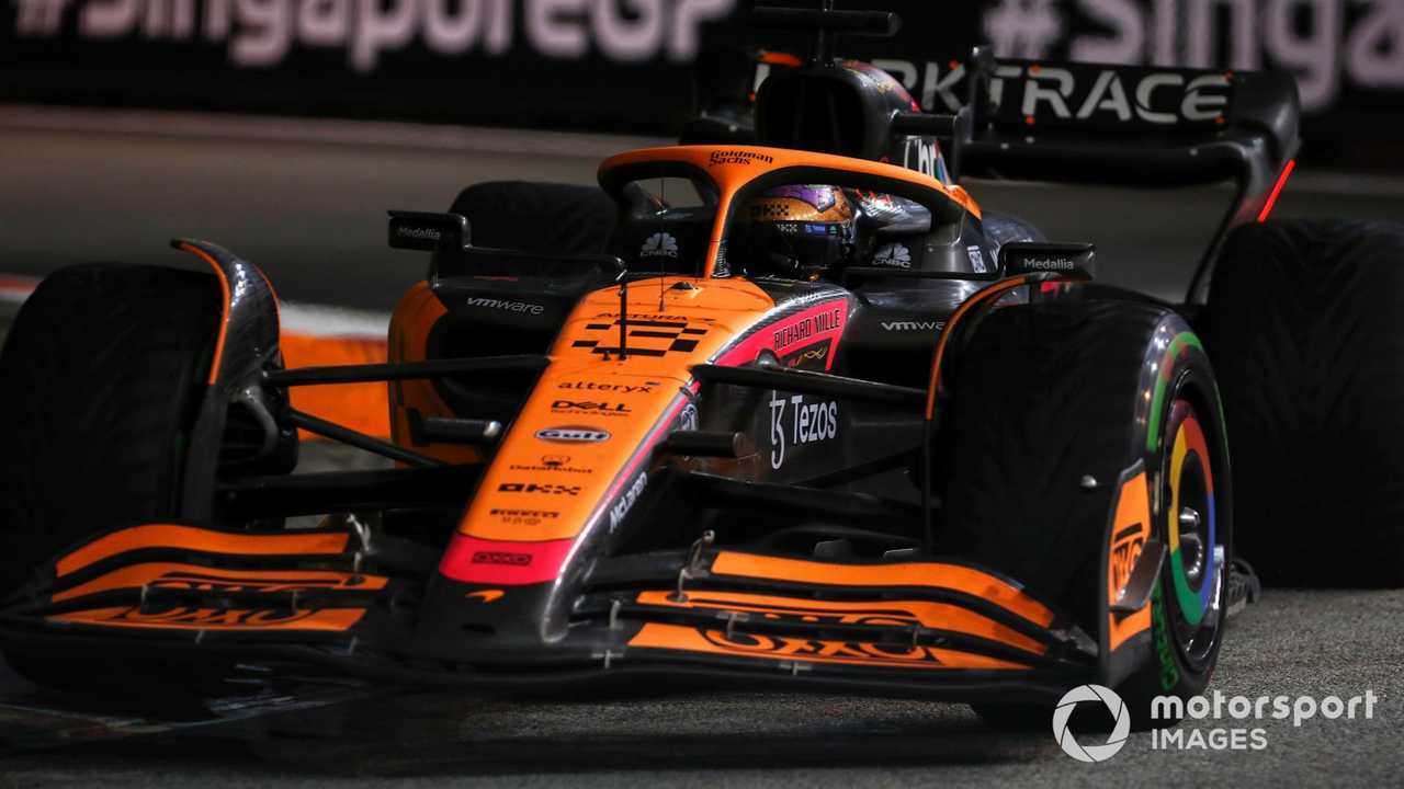 Daniel Ricciardo at Singapore GP 2022