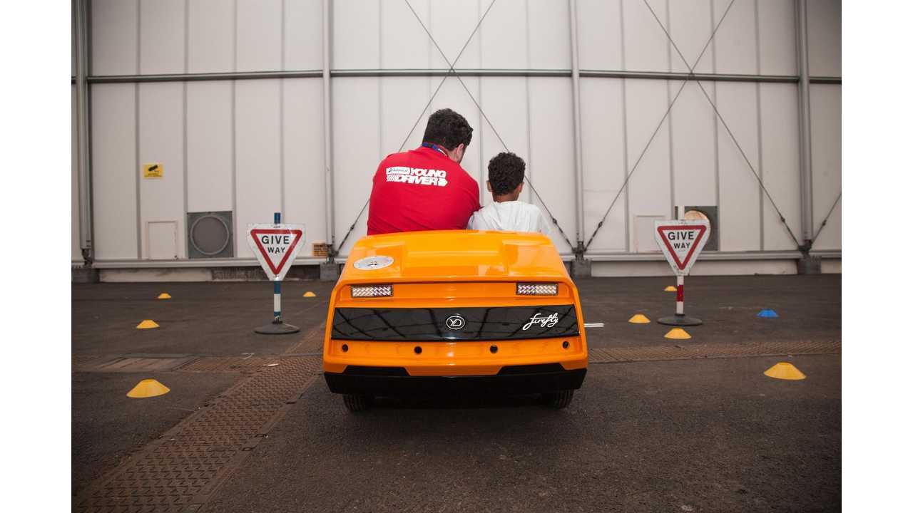 Firefly electric car designed for 5-10 year olds