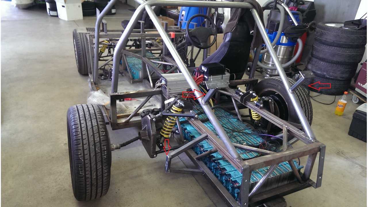 The chassis ready for the body