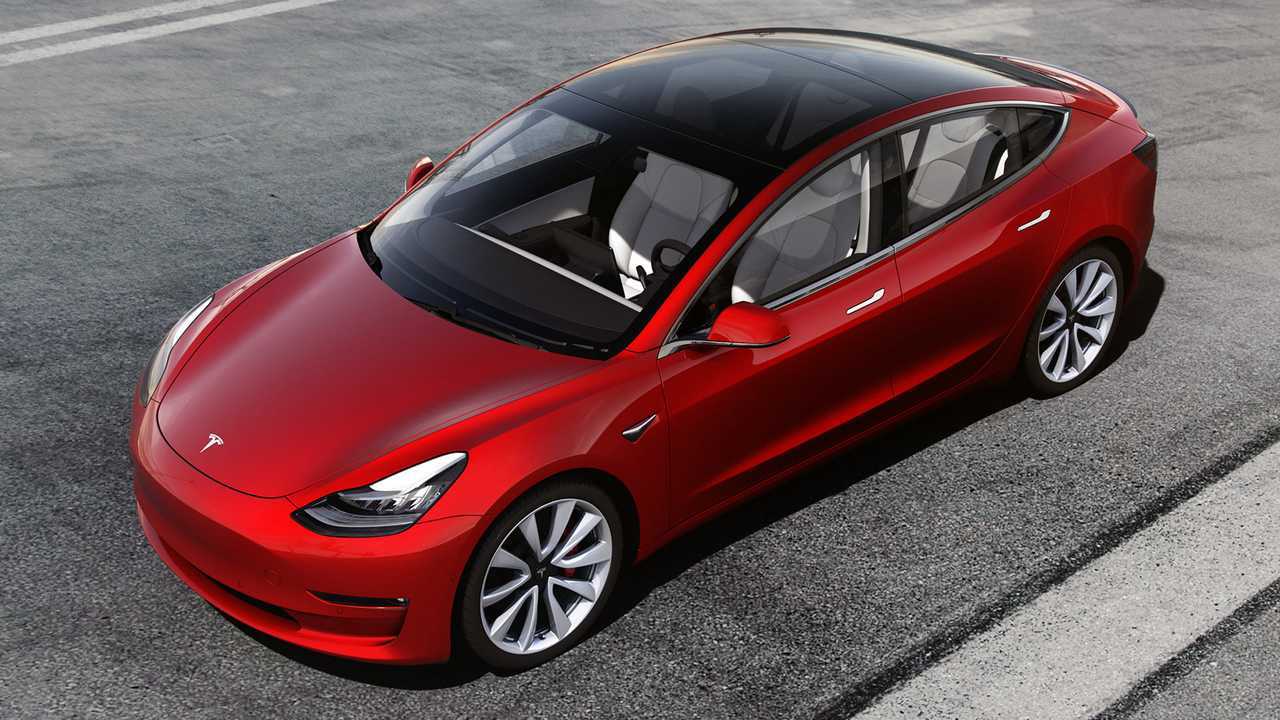 The performance version of the Model 3 has a 75-kWh battery pack.