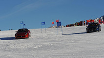Fernando Alonso, Felipe Massa, Luca di Montezemolo at Wrooom 2012 in Madonna di Campiglio 12.01.2012