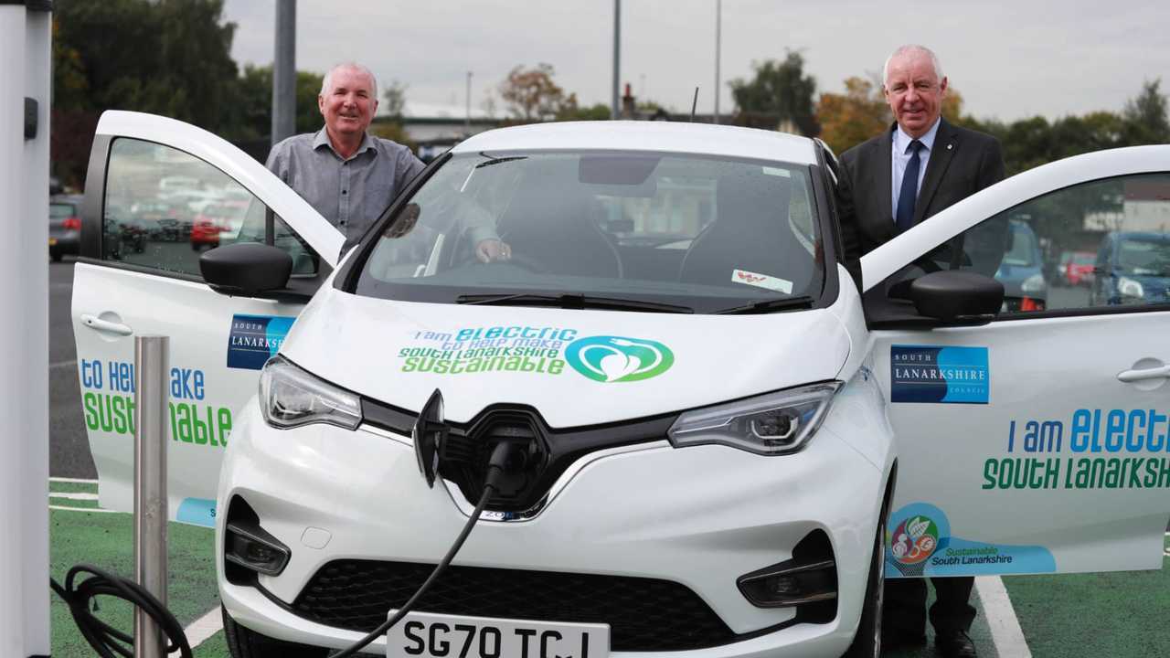 South Lanarkshire Council Renault Zoe