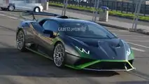 2021 Lamborghini Huracan STO espionne près de Modène