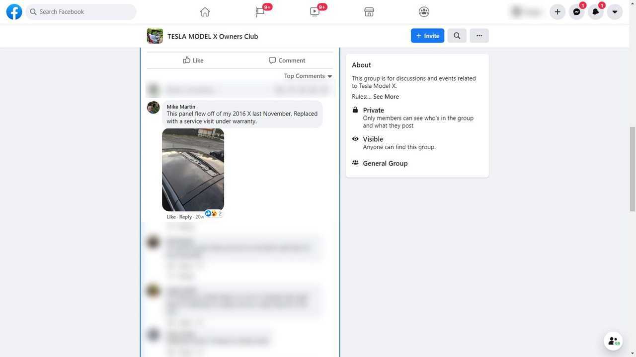 Glass Parts Of Tesla Model X Roof Fly Off When In Movement