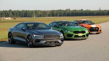 Modern Muscle Car Drag Race