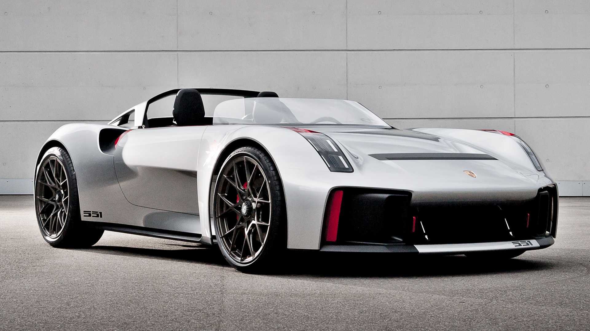 Porsche Vision Spyder (2019): Der Enkel des 550 Spyder, image size:1920x1080