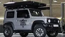 Suzuki Jimny with rooftop tent