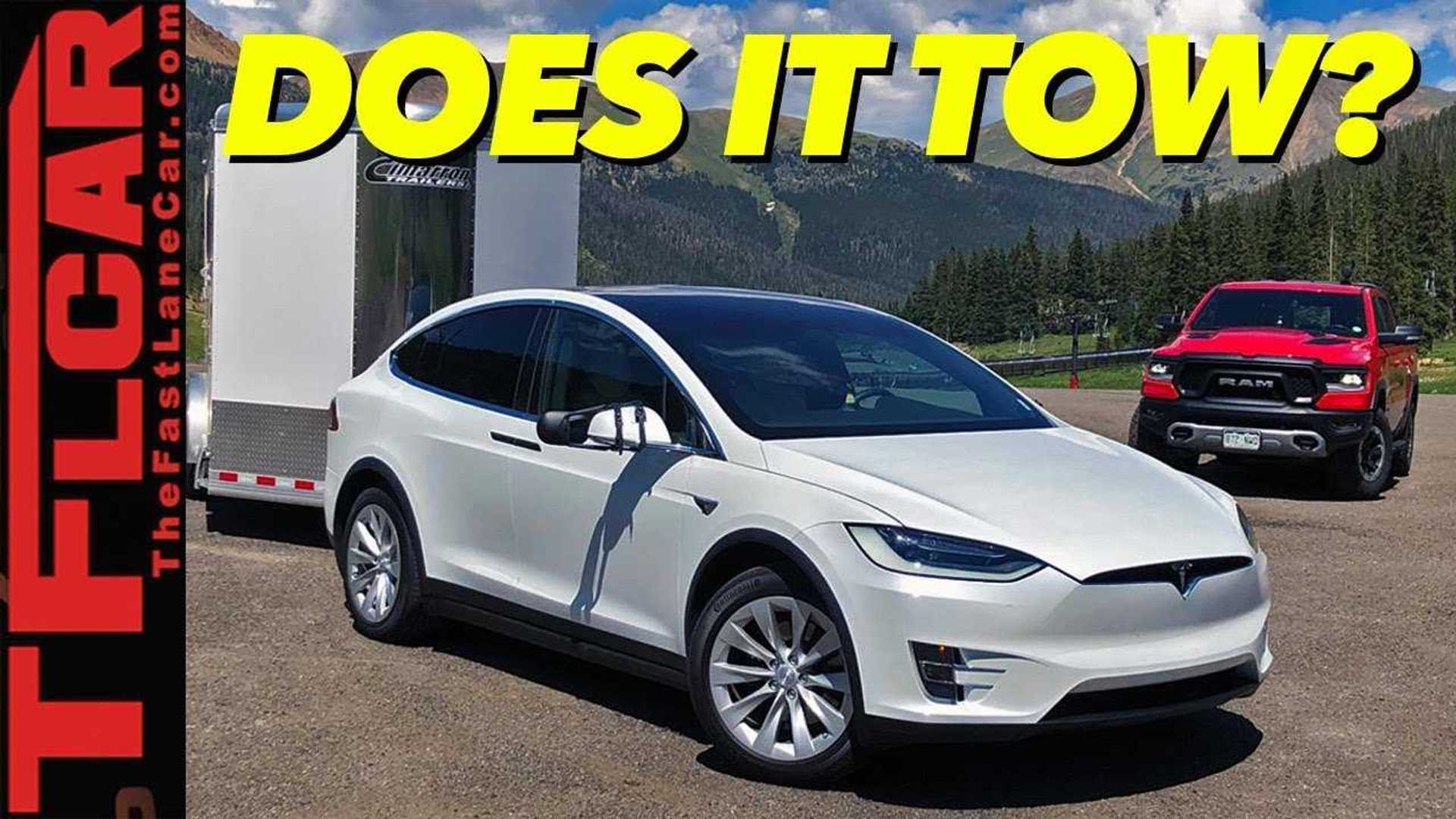The Towing Saga With the Tesla Model X Continues, Now For Camping