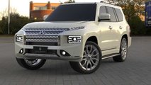 2021 Mitsubishi Pajero rendering