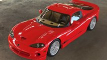 Mid-engine Dodge Viper rendering