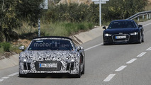 Audi R8 Spyder spy photo