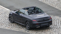 Mercedes C-Class Convertible spy photo