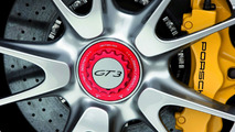 Motorsport Accessories from Porsche Tequipment for 911 GT3 and 911 GT3 RS: 19-inch GT3 wheels with central locking in red eloxy-plating