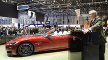 Maserati GranCabrio Sport live in Geneva, CEO Harald Weste - 01.03.2011