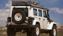 Jeep Wrangler Overland, which the Mopar team turned into a mobile 