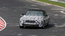 BMW 6 Series convertible spy photo at Nurburgring