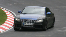 Audi RS5 spy photo at Nurburgring