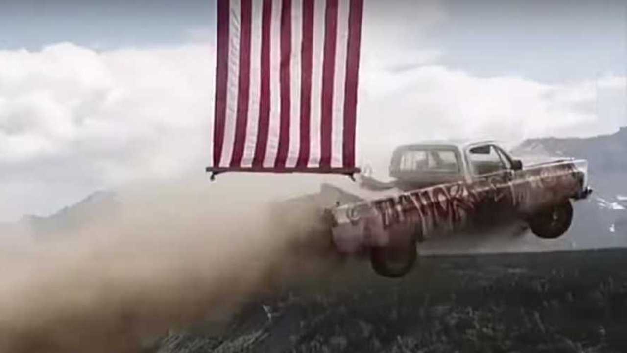Independence Day Cars Off Cliff