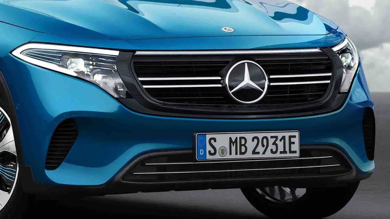 Mercedes-Benz EQA als Rendering: Detailansicht