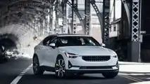 2021 Polestar 2 avant trois-quarts passager