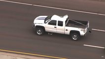 Truck Rollover During Police Chase