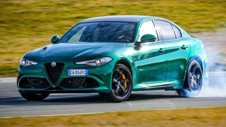 Alfa Romeo Giulia Quadrifoglio drift