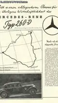 Pubblicità: Mercedes-Benz 260 D dal 1936