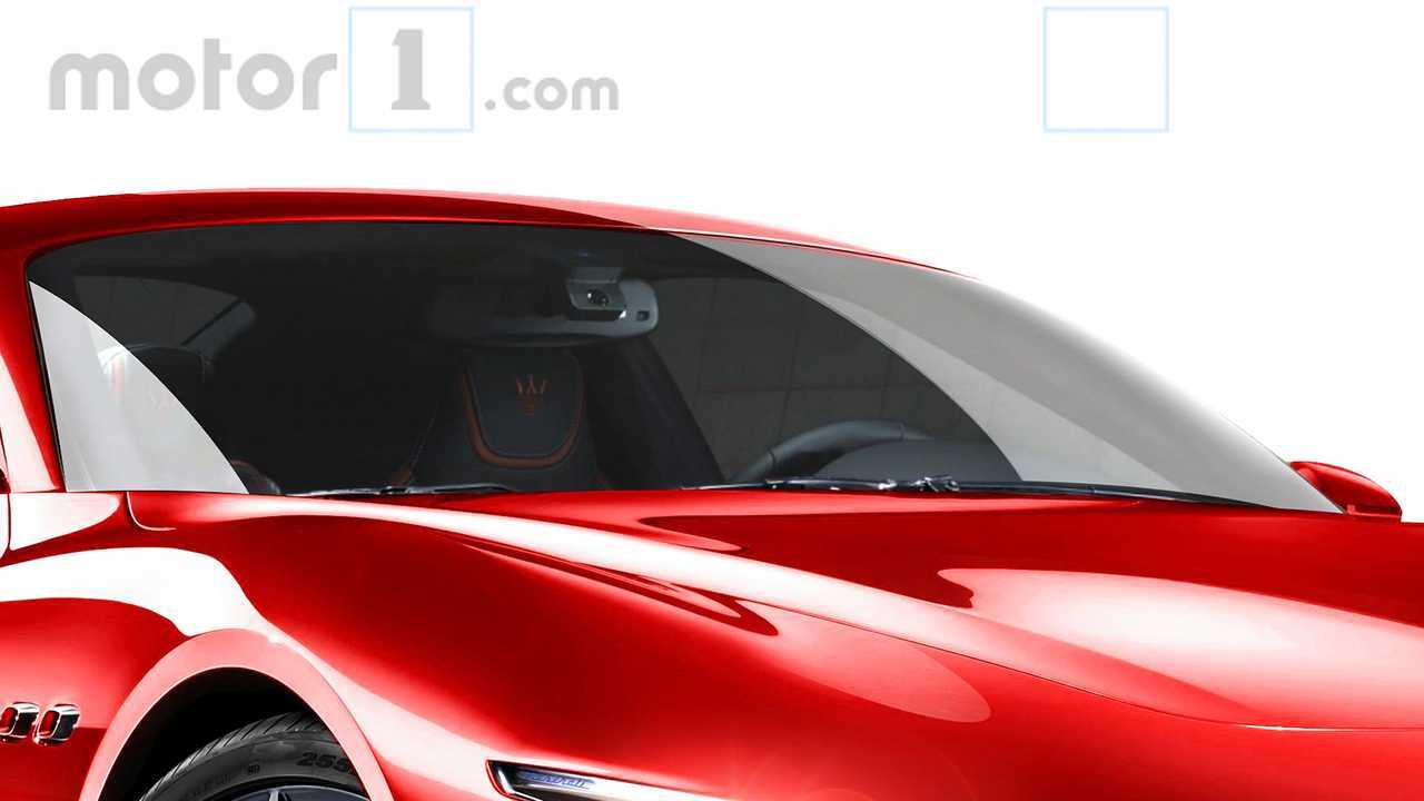 Maserati Alfieri, il rendering