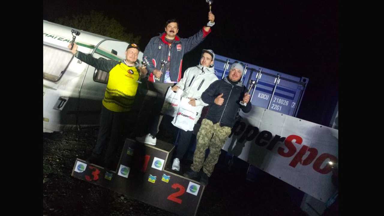 Jeep trial podium